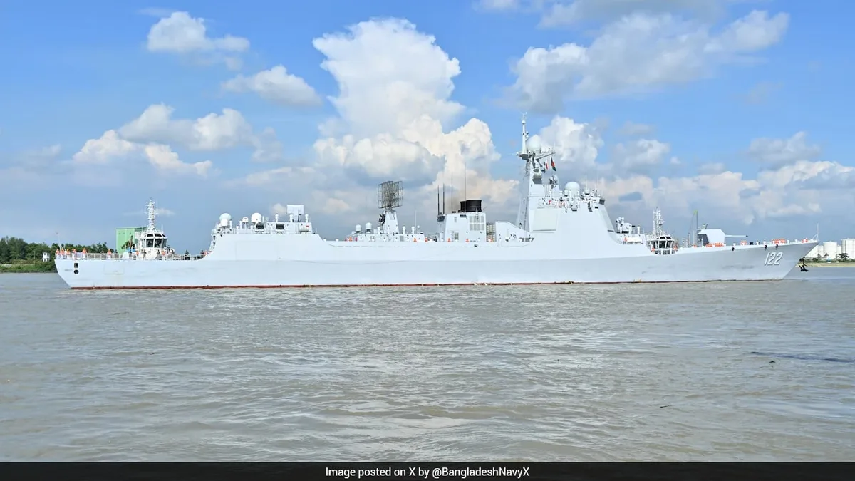 3 Chinese Navy Ships Arrive In Bangladesh For 5-Day Goodwill Visit