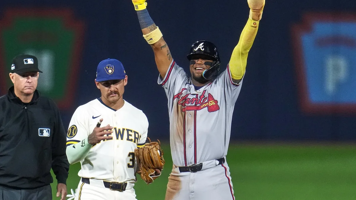 Harris homers, Mahle pitches 5 strong innings as Braves beat Brewers 4-2 in Little League Classic