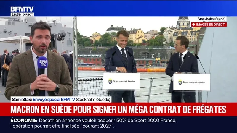 La Suède signe un contrat de 4,3 milliards d'euros pour l'acquisition de quatre frégates françaises