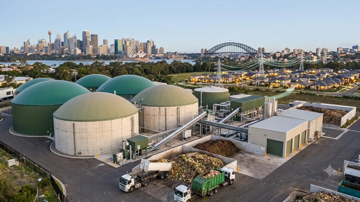 Australia turns Sydney food waste into power for 4,000 homes