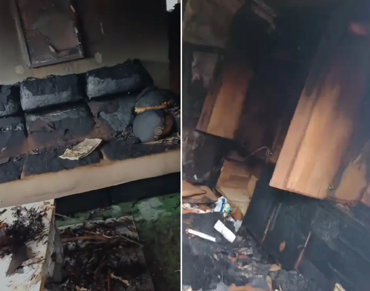 Violência contra os pais termina em incêndio e prisão em Rio das Ostras