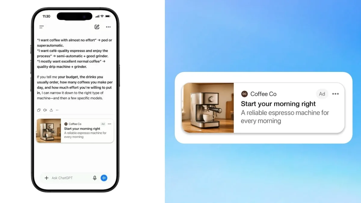 OpenAI Rolls Out ChatGPT Ads in India for Free and Go Users; Says They Won’t Influence Answers