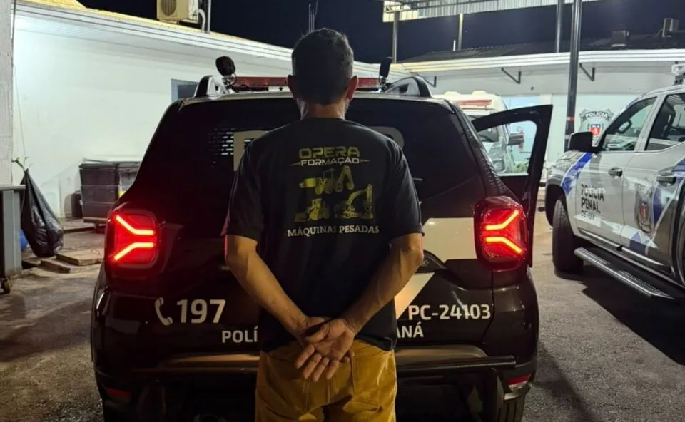 Condenado a quase 12 anos de prisão, homem que estava foragido é preso por estupro em Cascavel