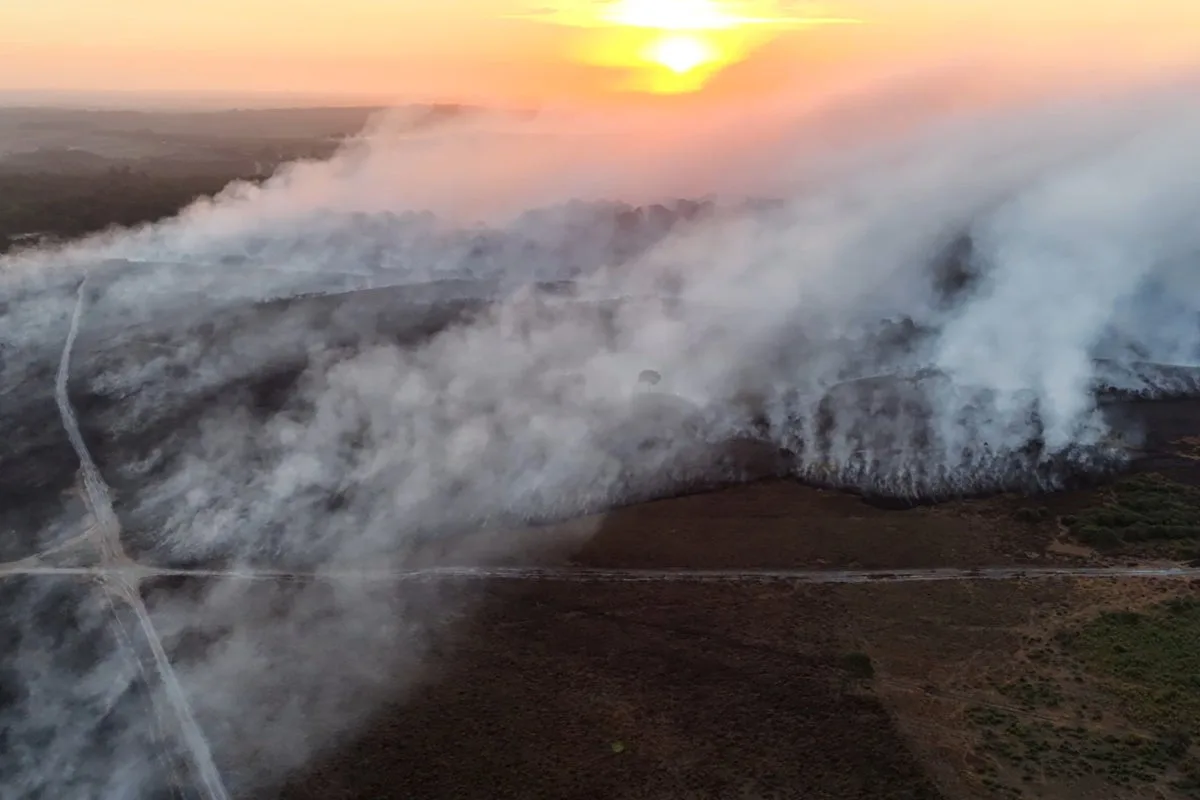 Mapped: The wildfires scorching the UK as four major incidents still ongoing
