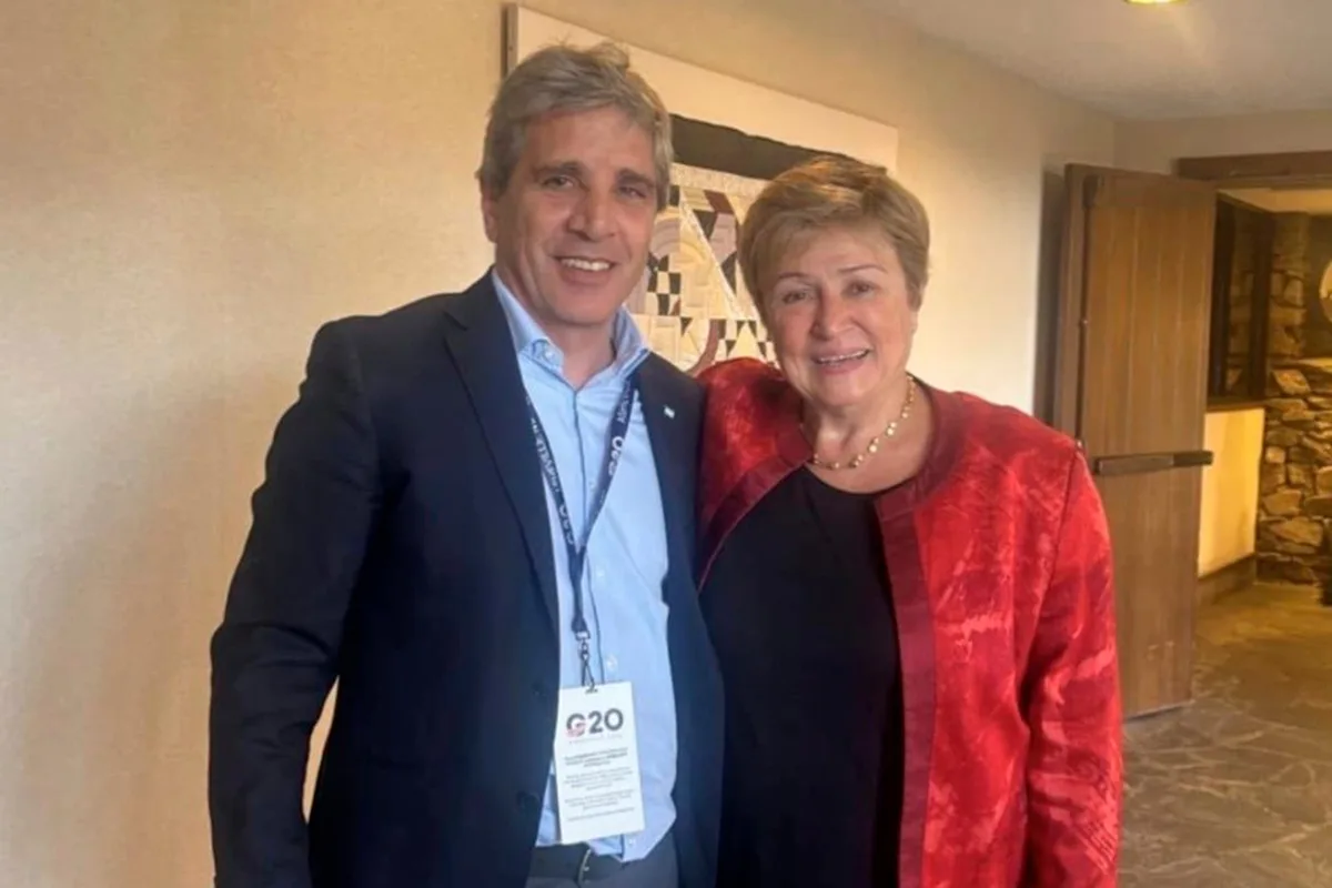 Tras el encuentro con Georgieva en una cumbre del G-20 en EE.UU., Caputo se reúne con Bessent