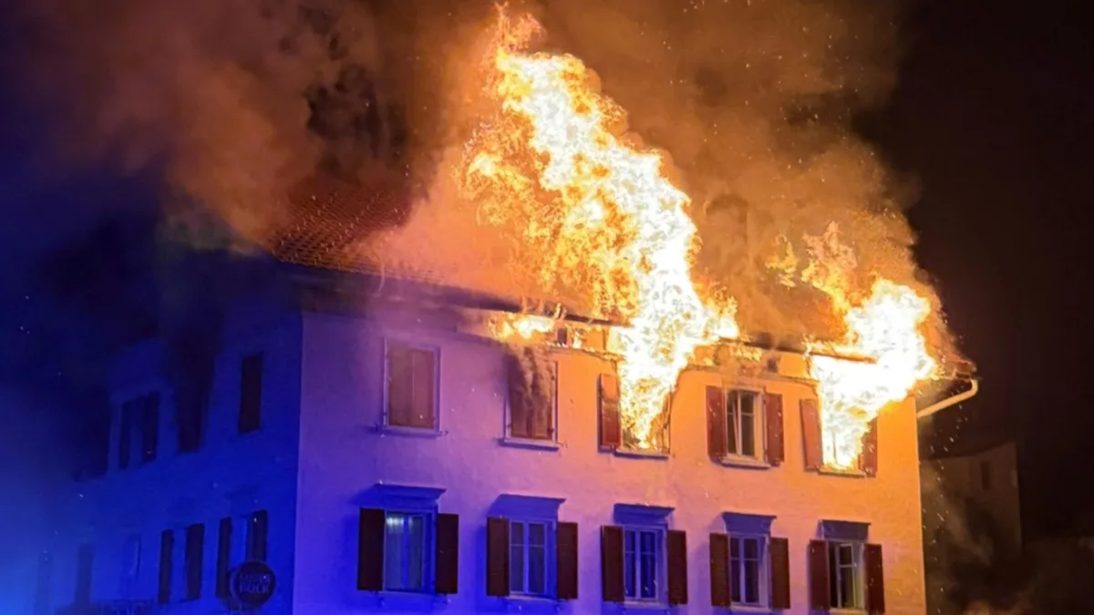 Vier Tote nach Brand in Wohngebäude in der Schweiz - Keine Vermissten mehr