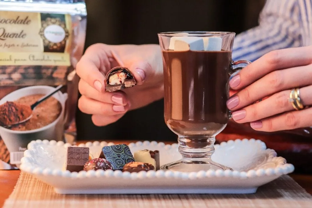 Chocolate quente é um dos destaques de Festival promovido por tradicional chocolateria de Curitiba