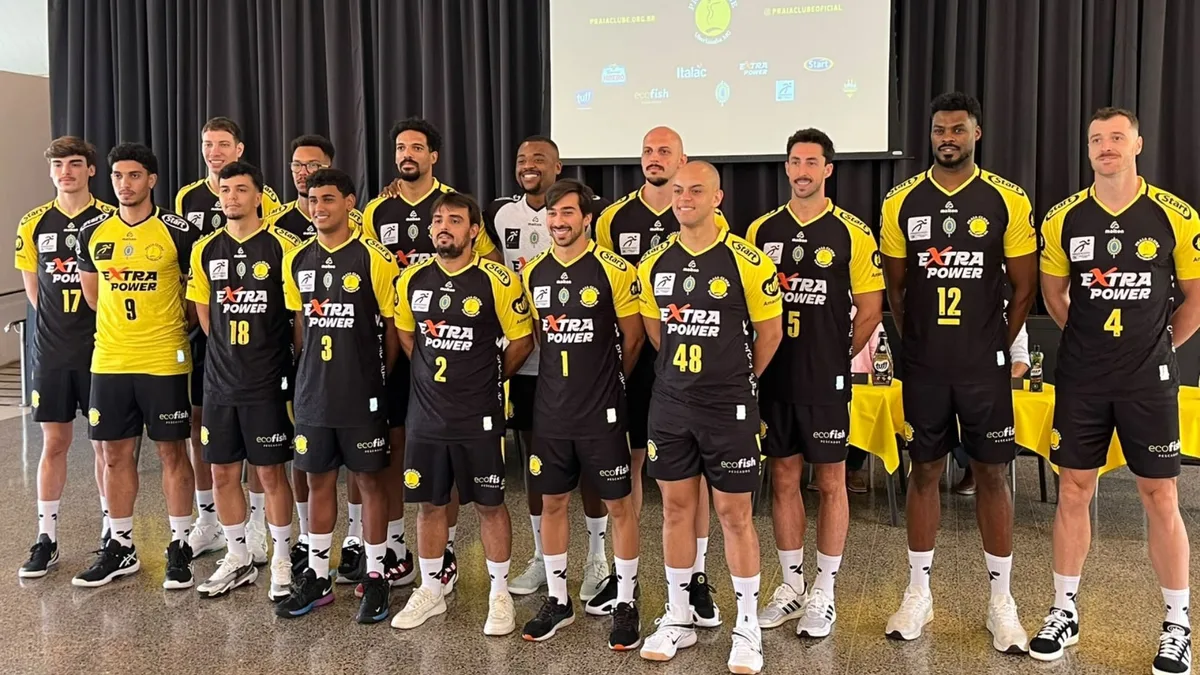 Praia Clube apresenta elenco para temporada 2026/27 do vôlei masculino