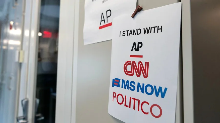 Fight over Trump’s media ban heads to court