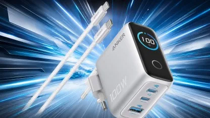 Anzeige: Anker 100-W-GaN-Ladegerät mit drei Ports und Display noch kurz zum Amazon-Tiefpreis ...