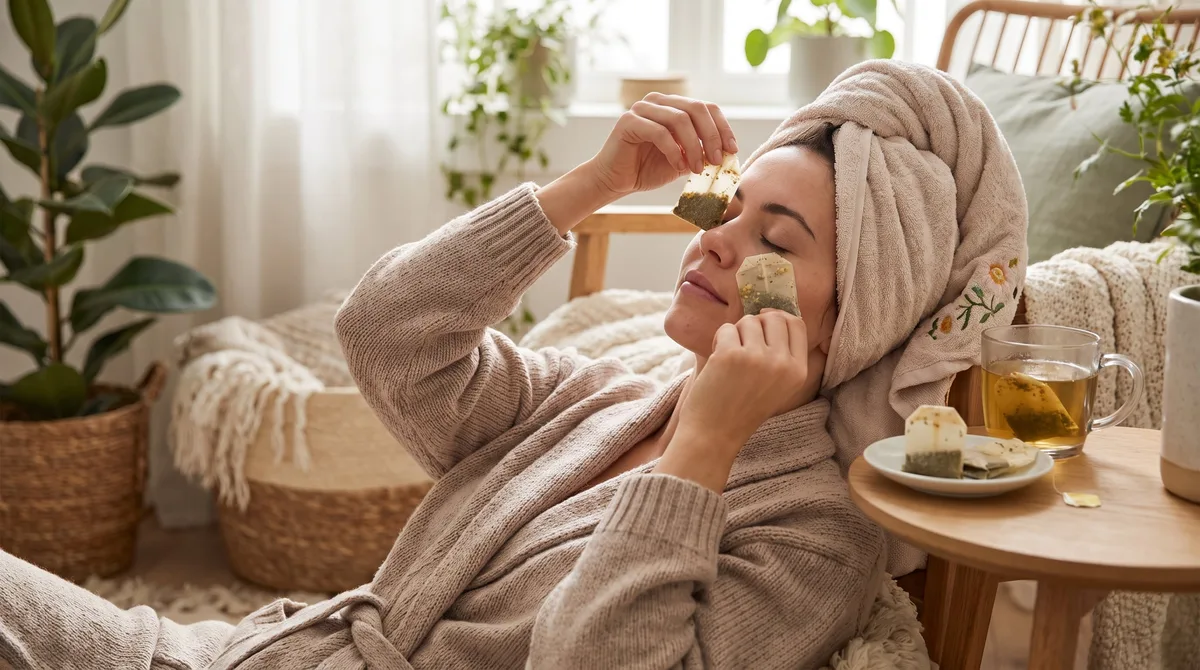 Por qué aplicar té de manzanilla en las ojeras puede ser riesgoso: advertencias y alternativas seguras
