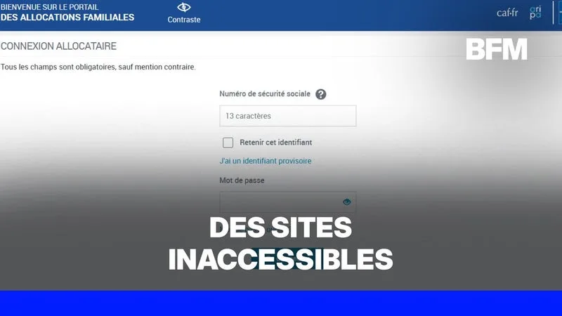 Des sites institutionnels, dont celui de la Caf, visés par de possibles cyberattaques ce samedi
