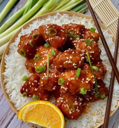 Try this easy sweet, sticky and delicious orange chicken for your next family dinner