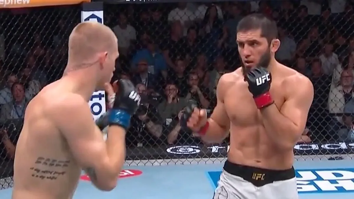 Makhachev stuns Machado Garry with vicious head kick at UFC 330