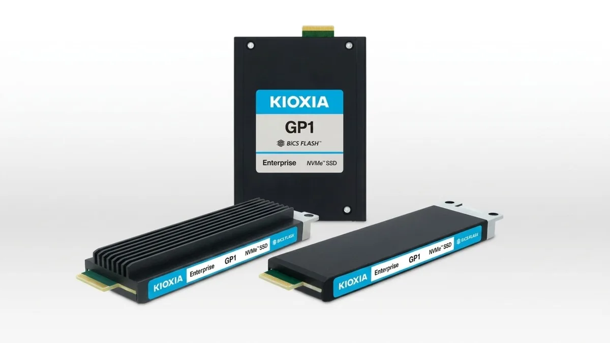 Kioxia beats its own world record with the fastest SSD ever produced — new PCIe 6.0 GP1 tops 20M IOPS and is part of Kioxia's plan to challenge DRAM in AI markets