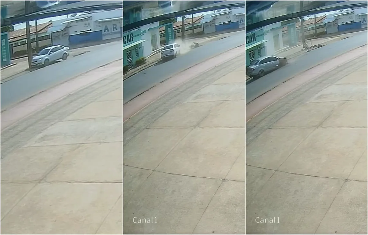 VÍDEO: Motorista perde controle de carro e bate contra poste em Boa Vista