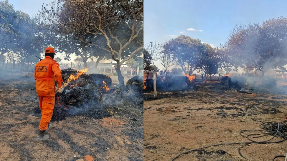 Incêndio em rancho força famílias a deixar casas e mobiliza moradores no PI: '24 horas de sufoco', diz proprietário