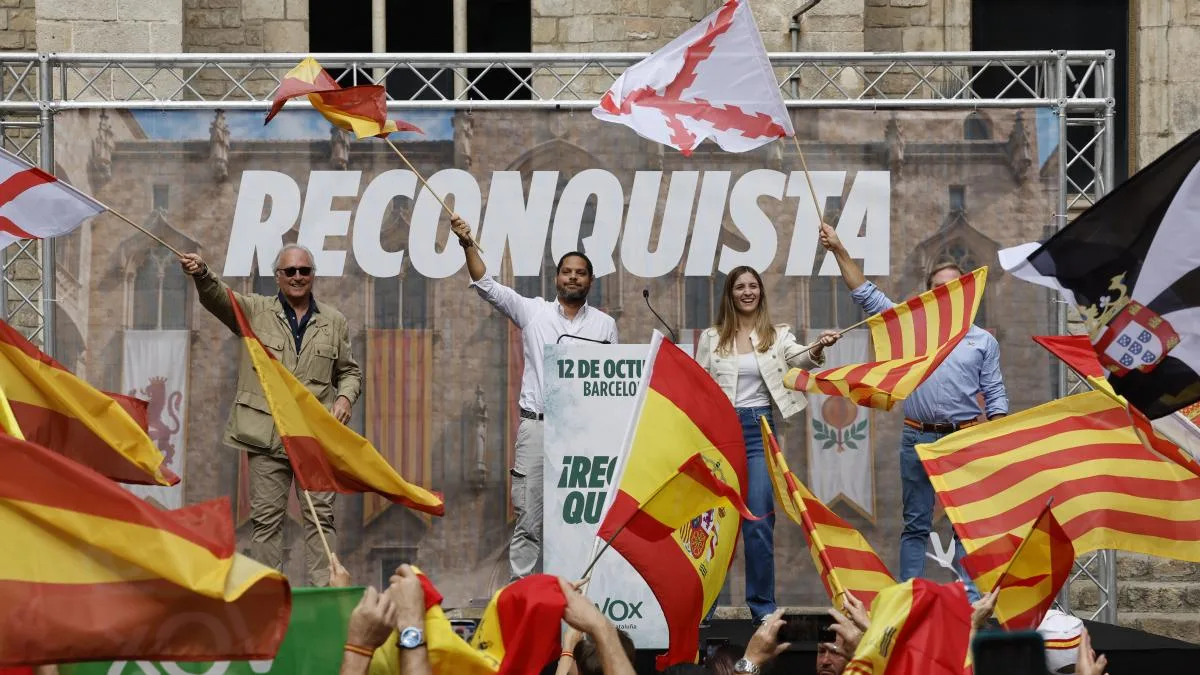 PP y Vox llevan a las calles de Barcelona la protesta por la “invasión” de Ceuta