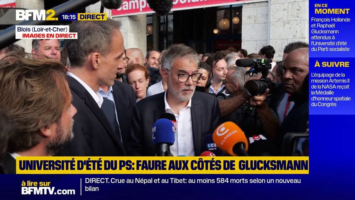 Primaire: "Il n'y aura pas de sang sur les murs", assure Olivier Faure, premier secrétaire du PS