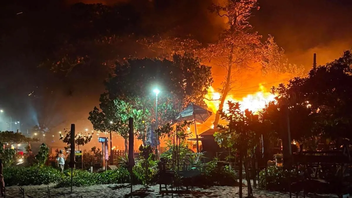 Chez Gado Gado Seminyak fire: Perth mum’s horror as fire erupts in front of her eyes