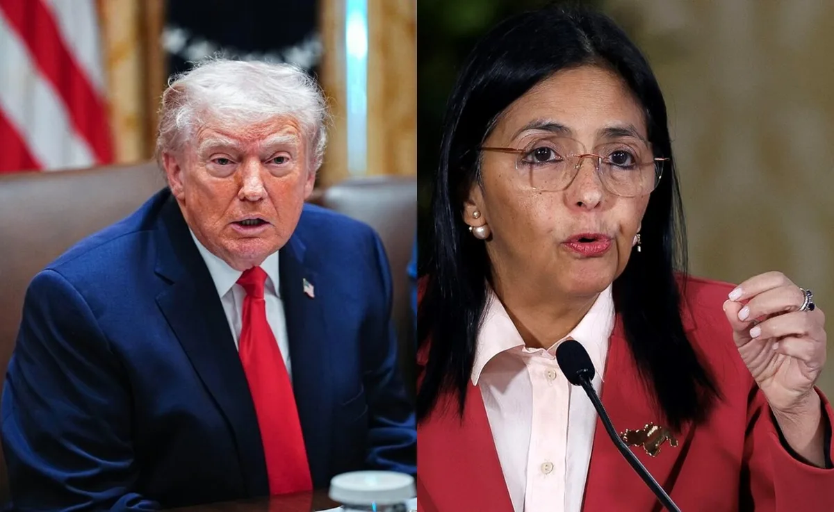 Trump se reunirá con Delcy Rodríguez el martes en Nueva York, confirma la Casa Blanca