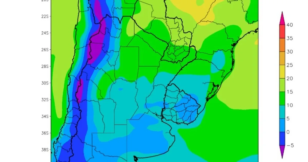 ¿Cómo viene la tormenta de Santa Rosa?: anticipan tormentas, lluvias y heladas para gran parte del país