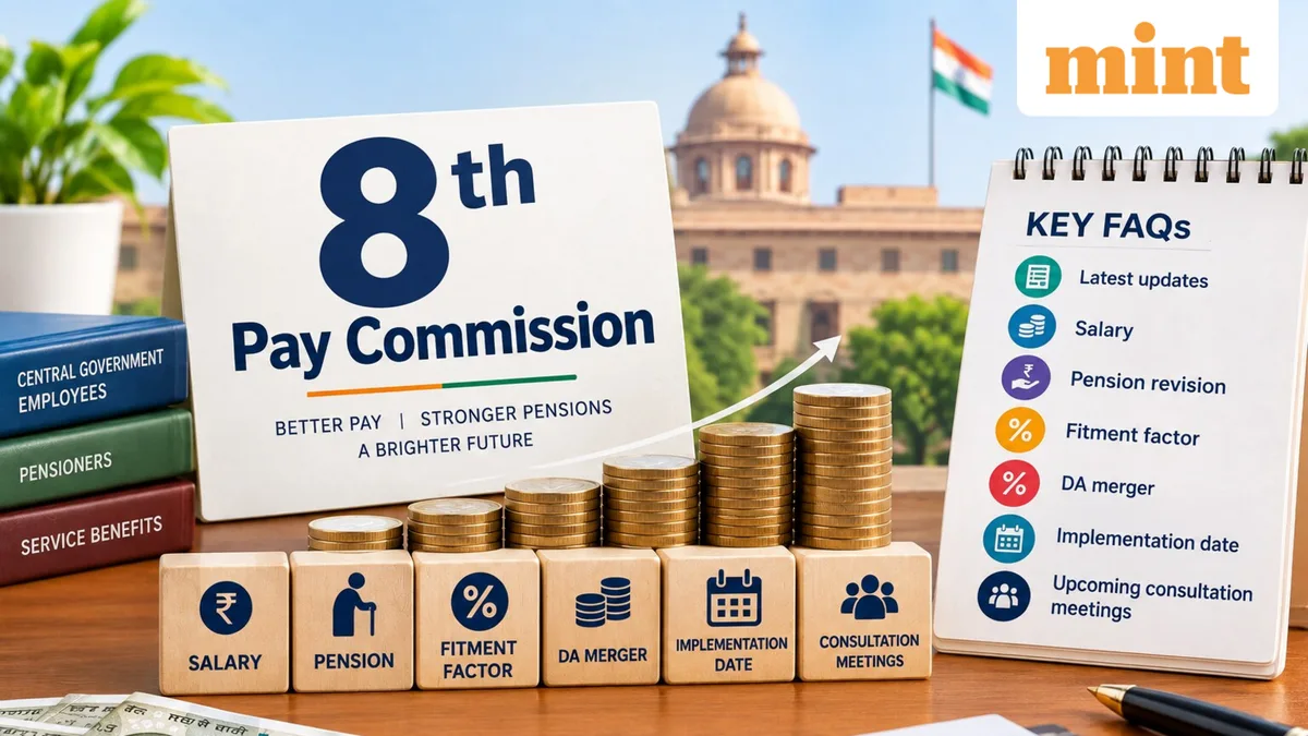 8th pay commission: DA merger, salary hike, fitment factor, inflation adjustment — Top 5 demands from employee groups