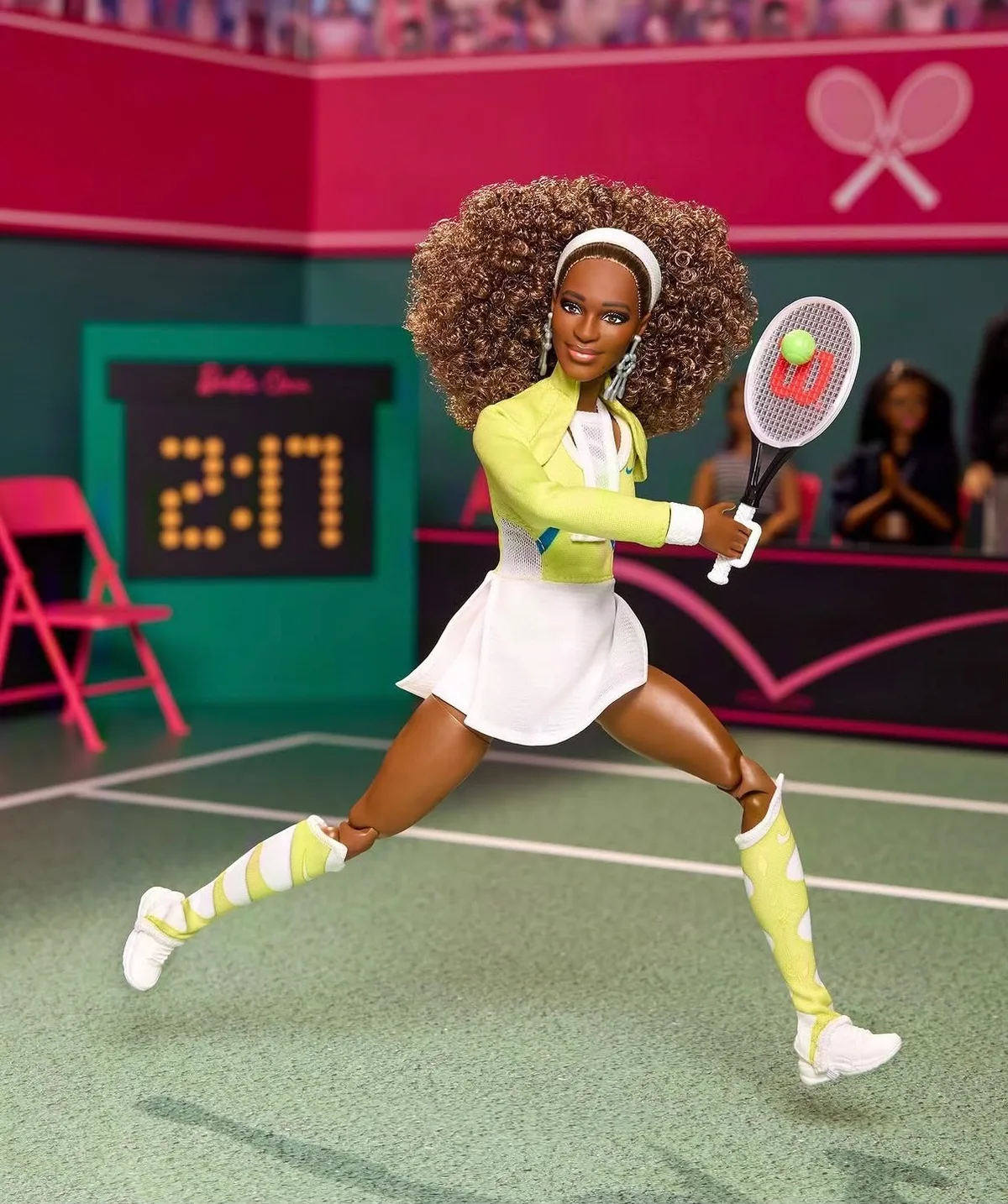 Serena Williams ganha homenagem com boneca inspirada no título do Australian Open 2005
