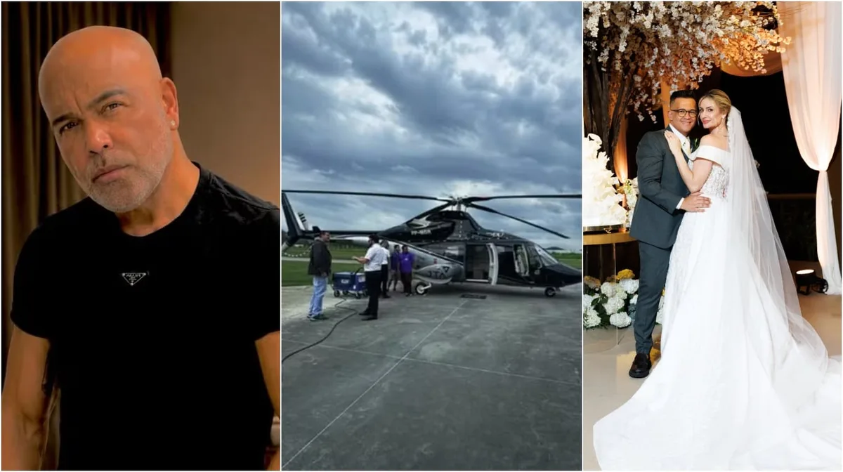 Desapareció un helicóptero en el que viajaban un famoso cantante y un empresario que se había casado hace un mes