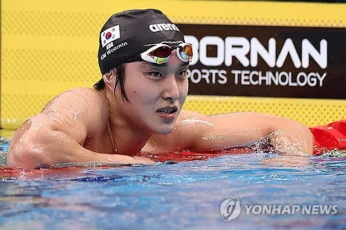 [아시안게임] '어깨 부상' 김우민, 결국 자유형 800ｍ 출전 포기