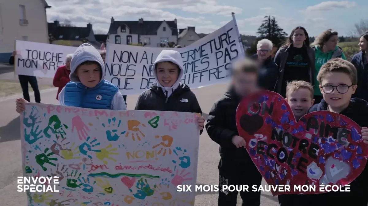 "Nous, notre punition, c'est de disparaître en fermant notre gueule..." A Locarn, Côtes-d'Armor, quand ferme l'une des deux classes de l'école
