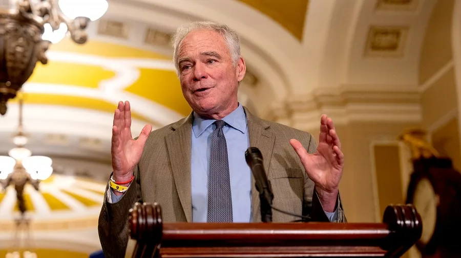 Kaine calls Iran war 'triply illegal,' says it should 'end immediately'
