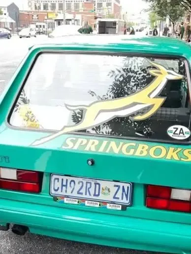 LOOK: Citi Golf spotted outside Bok game in US sets tongues wagging