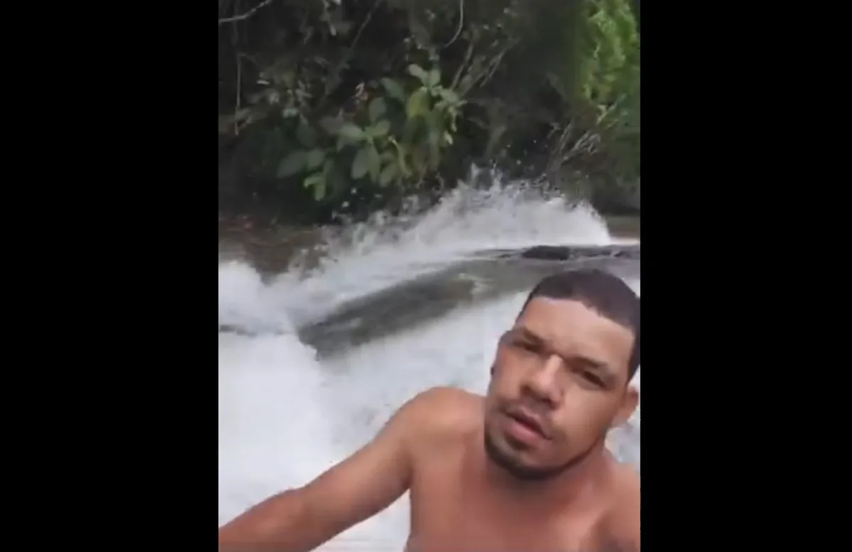 Banhista morre momentos após postar vídeo sobre risco de cachoeira em Macaé: 'Depois de cair daqui, só a morte'