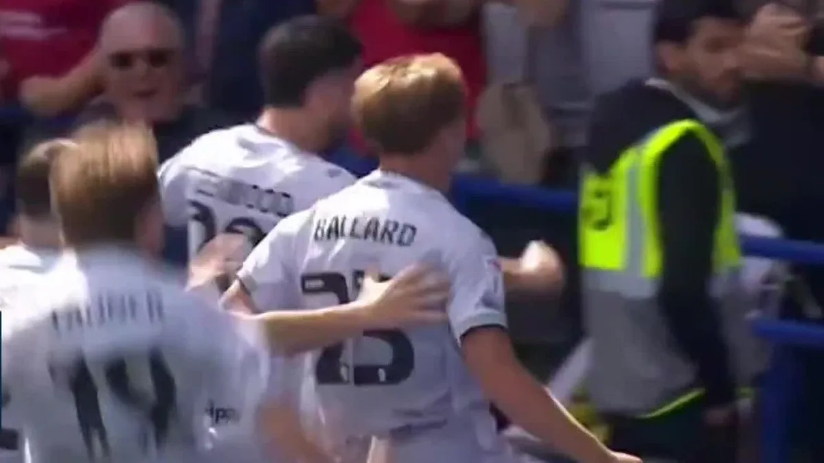 Bristol City’s Ballard scores incredible heel-flick goal in debut