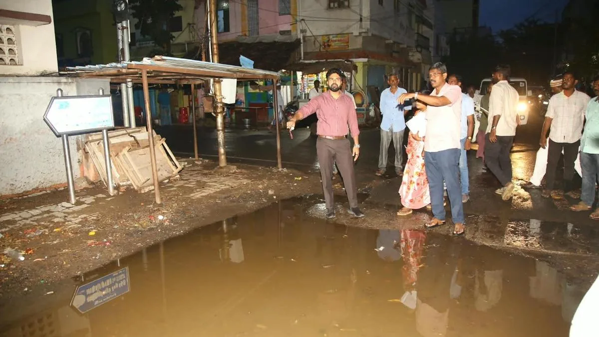 Heavy rain in Madurai, Corporation commissioner directs officials to ensure storm water drains are free from encroachments