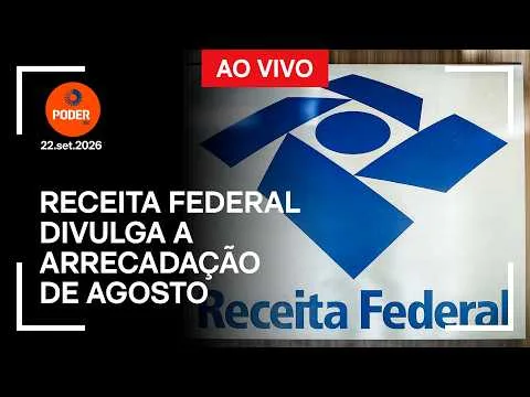Ao vivo: Receita Federal divulga arrecadação de agosto