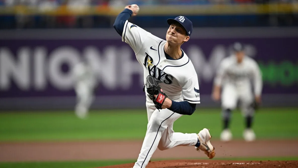 Griffin Jax tosses five shutout innings as Rays near AL East title with victory over Red Sox