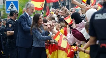 Multidão recebe reis espanhóis em Ceuta