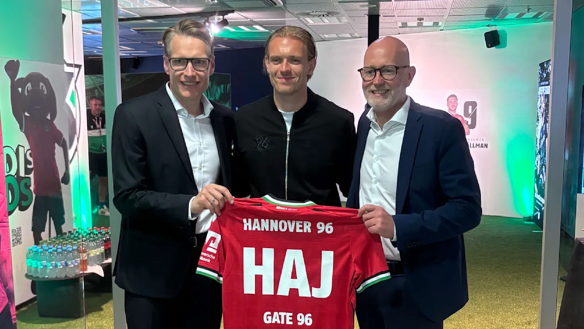 Premiere am Flughafen - Hannover fliegt auf 96