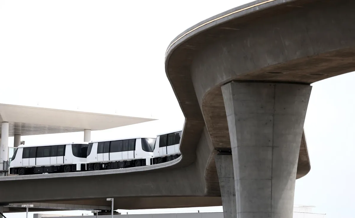 LAX people mover is 99% done, but uncertainty mounts near deadline