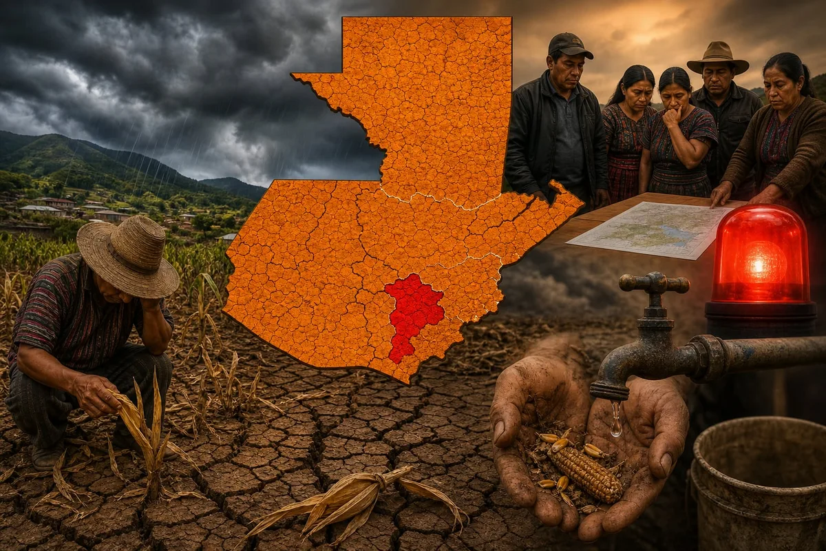 Guatemala declara una alerta anaranjada nacional por la variabilidad climática y Totonicapán activa una alerta roja