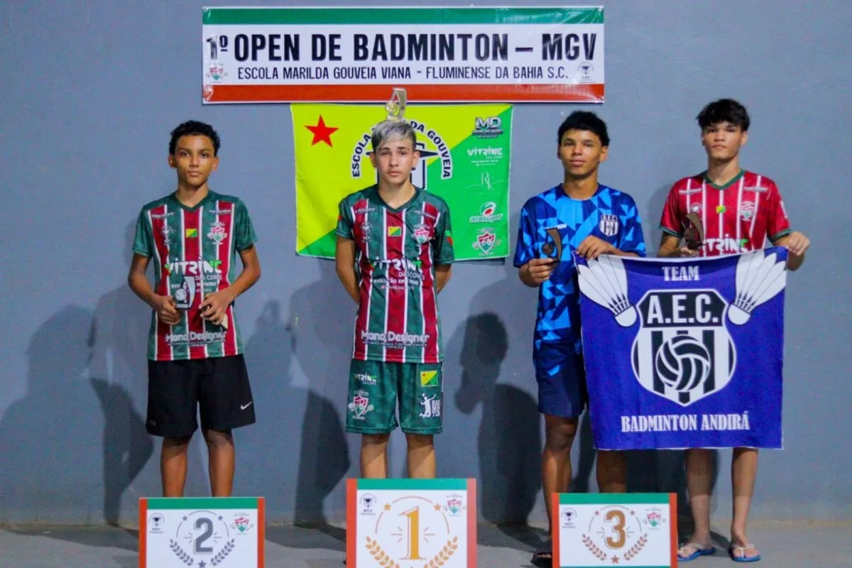 1º Open de Badminton MGV/Flu tem a participação de 46 atletas