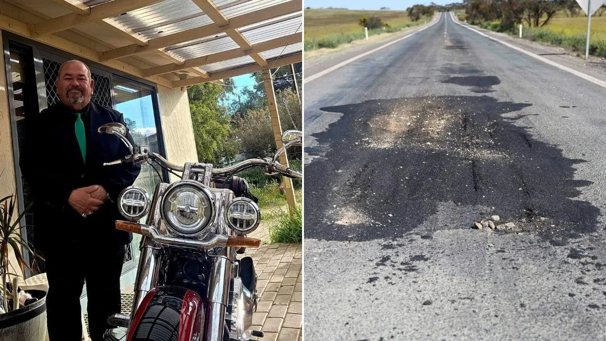 ‘You hit that on a bike and you’re dead’: motorcyclists blasts pothole crisis