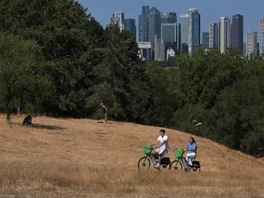 A series of heatwaves leads Britain to record its hottest summer