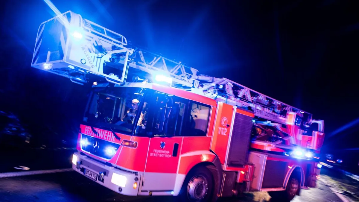 Mehrere Verletzte: Drei Menschen sterben bei Wohnhausbrand in Bochum