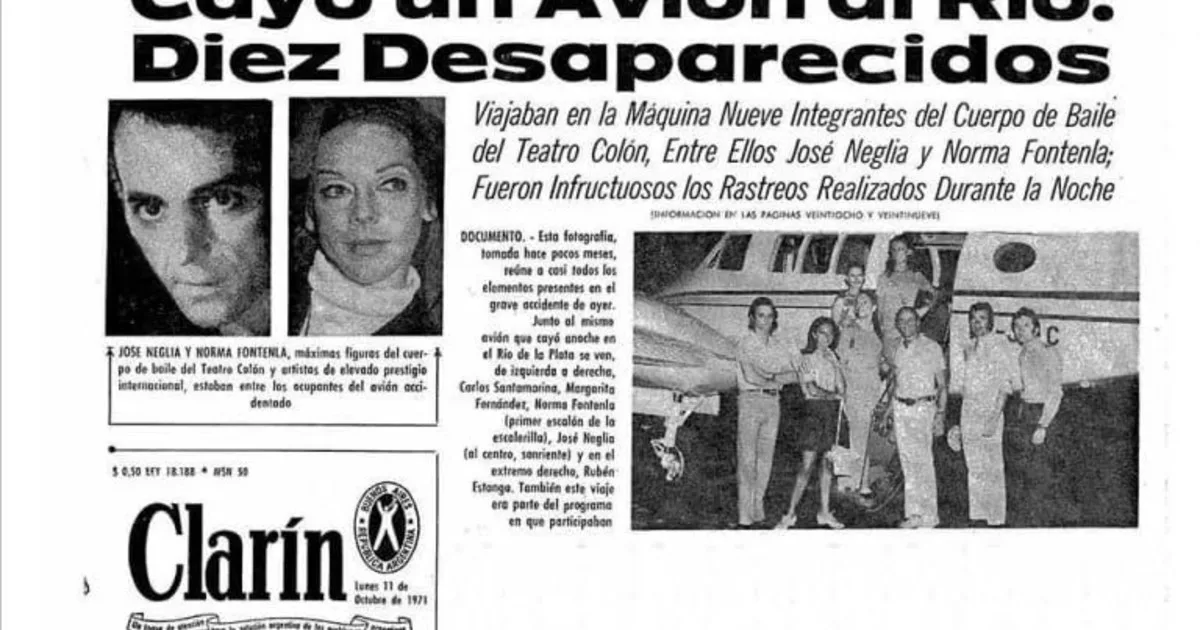Hace 55 años, una tragedia aérea cambió para siempre al Ballet del Teatro Colón