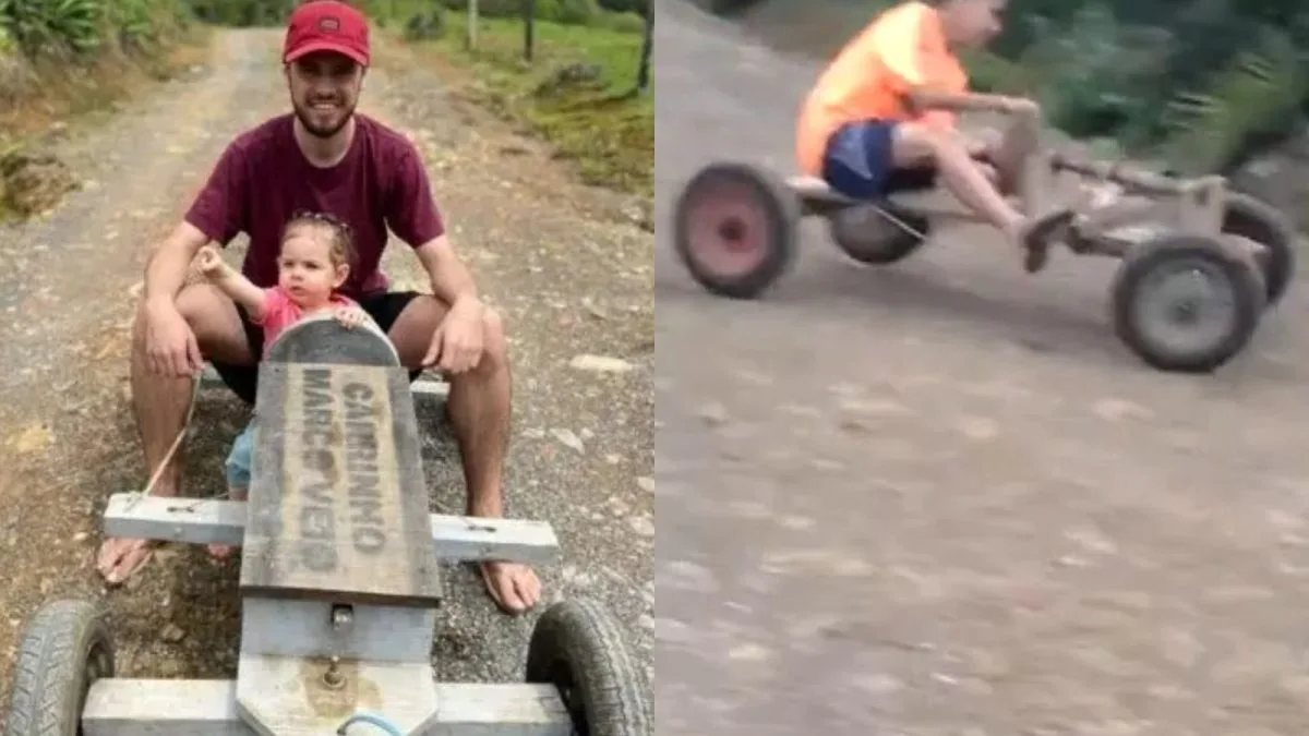 VÍDEO: ‘Marco Véio’ agora é pai e recria meme histórico ao lado da filha