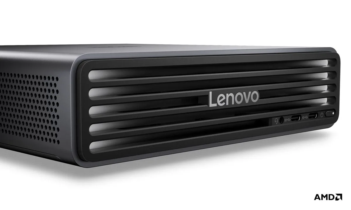 Lenovo's ThinkCentre X Ultra puts 128GB of unified memory in a 1.6-liter box, and you can cluster four of them together