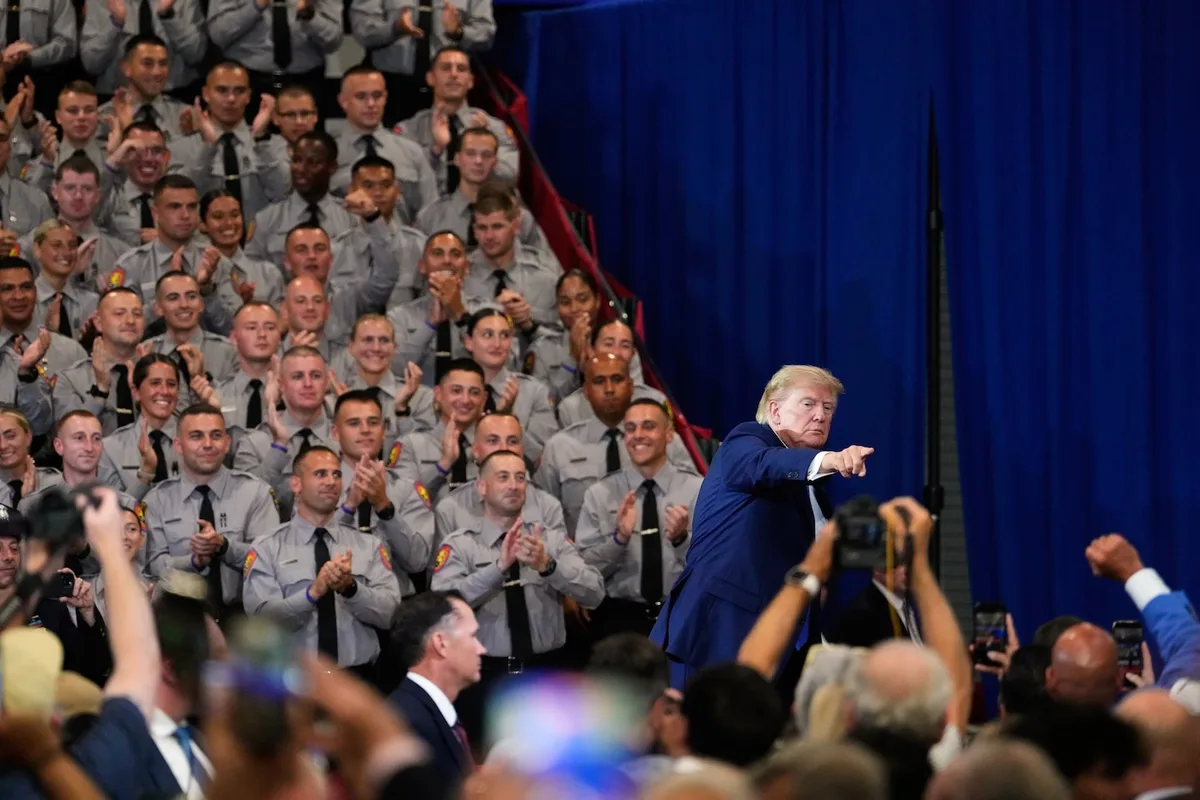Trump stumps in N.Y. suburbs, highlighting a dilemma for his party